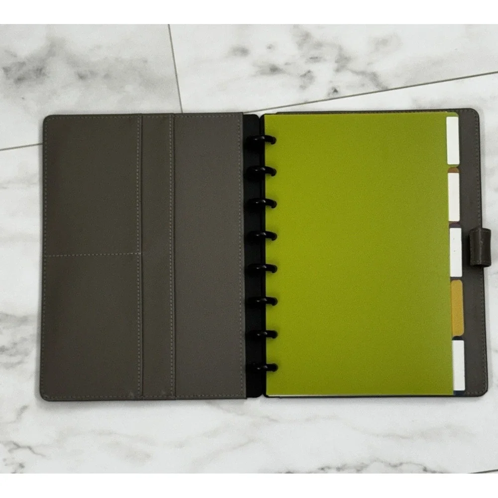 Tul notebook tan 8 1/2 x 7 inches
